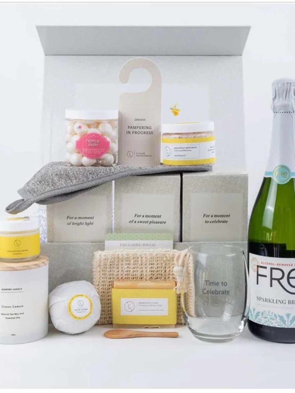 Yellow Spa & Bath Gift Set by